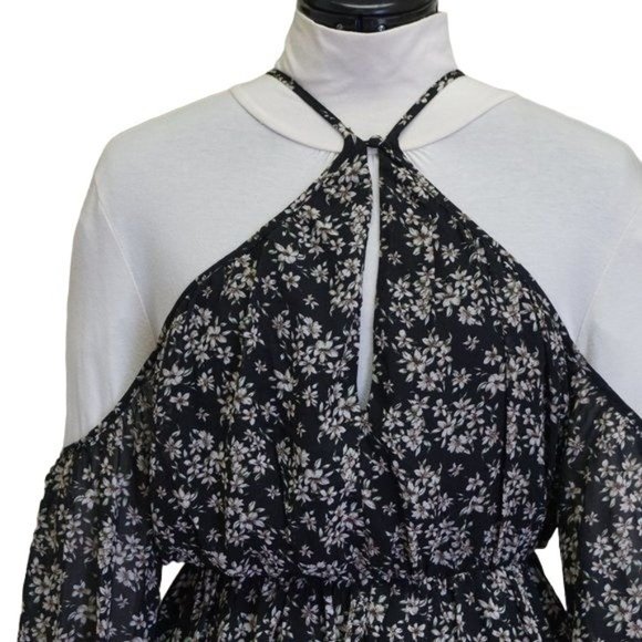 Lucca couture Cold shoulder halter dress XS - Picture 5 of 12